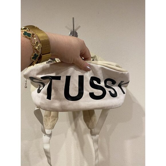 Stussy X Herschel Supply Co Cream Patch Backpack Canvas International Tribe Bag main image 5